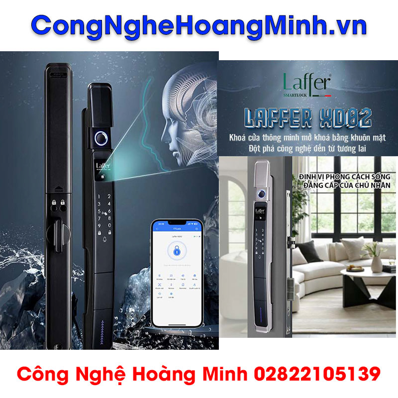 Khoá vân tay Laffer XD02 nhận diện khuôn mặt, thương hiệu ITALY cao cấp 17 Khoa van tay Laffer XD02 nhan dien khuon mat thuong hieu ITALY cao cap 4