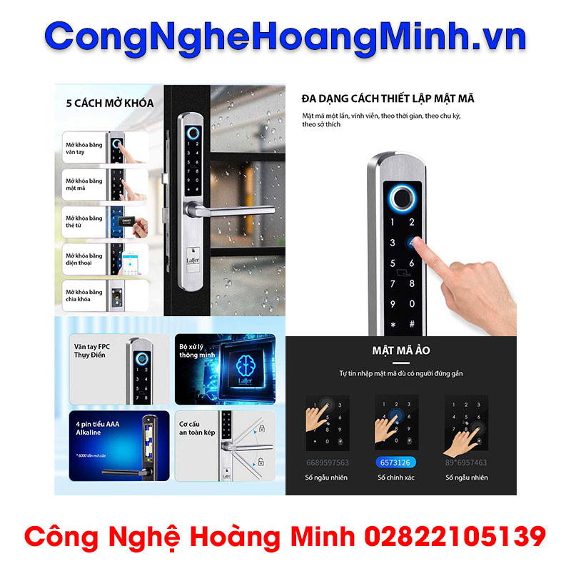 Khoá vân tay Laffer XF19 thương hiệu ITALY cao cấp 29 khoa tay tay laffer xf19 14 1