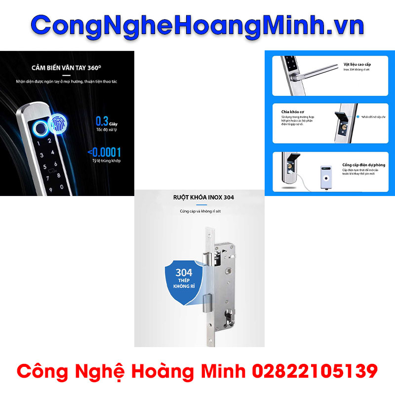 Khoá vân tay Laffer XF19 thương hiệu ITALY cao cấp 30 khoa tay tay laffer xf19 15 1