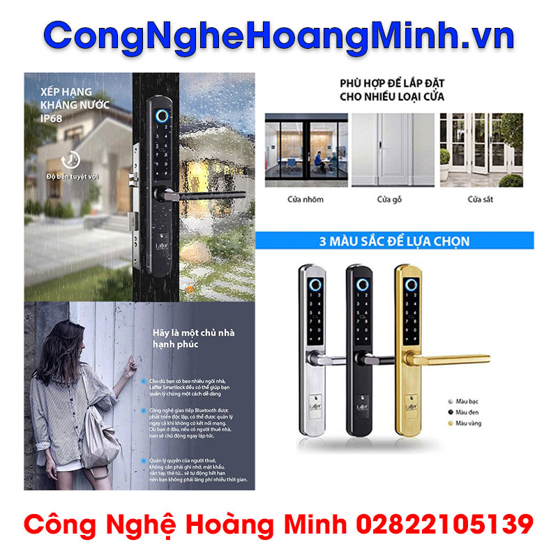 Khoá vân tay Laffer XF19 thương hiệu ITALY cao cấp 31 khoa tay tay laffer xf19 16 1